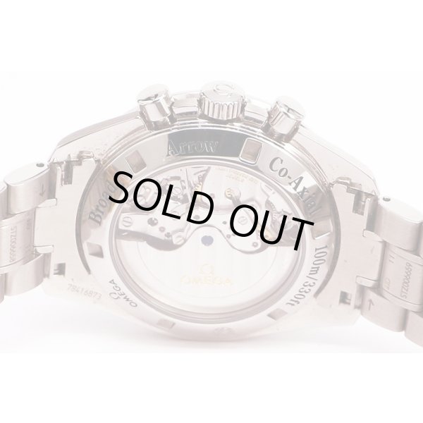 オメガ　スピードマスター　ブロードアロー　３２１．１０．４２　黒文字盤　裏面拡大