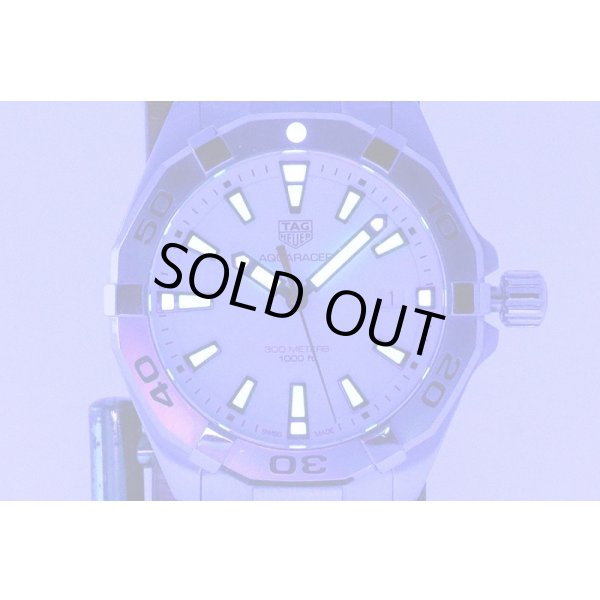 タグホイヤー　アクアレーサー　ＷＢＤ１１１１　白文字盤　ライト
