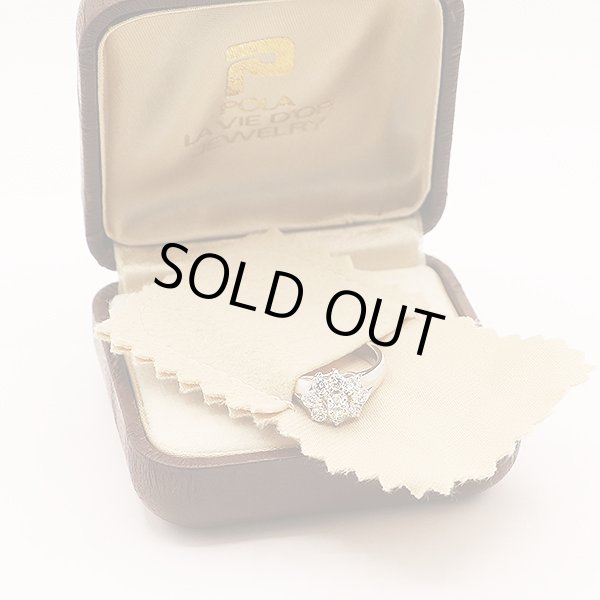 ポーラ　PT900 ダイアイリリング 0.50ct 5.80g　箱イメージ(2)