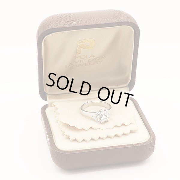 ポーラ　PT900 ダイアイリリング 0.50ct 5.80g　箱イメージ