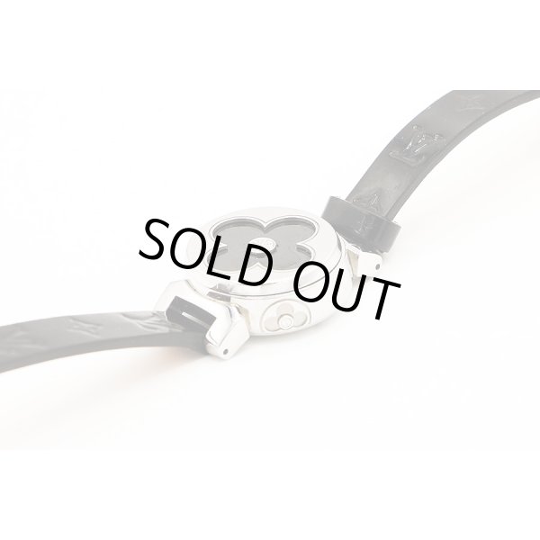 ルイヴィトン　タンブール　ビジュシークレット　Ｑ１５１Ｒ　黒文字盤　拡大