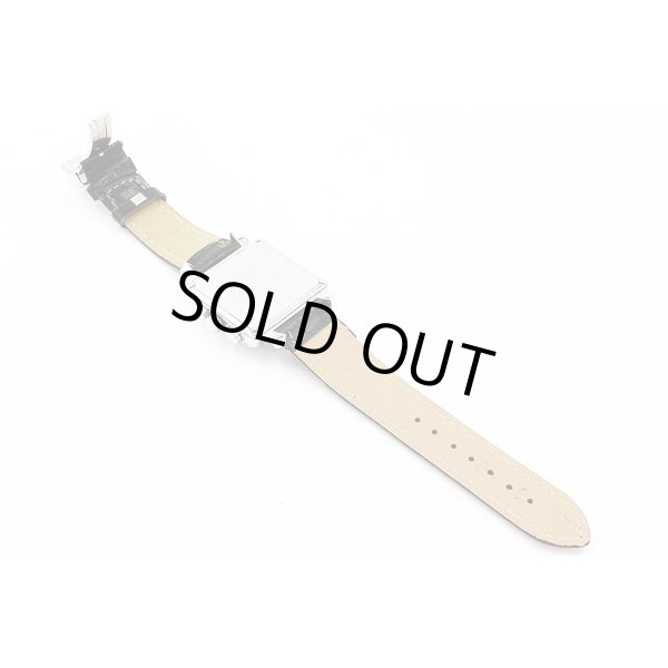 ハミルトン　ロイド　クロノグラフ 　Ｈ１９４１２７　黒文字盤　革ベルト状態　裏面