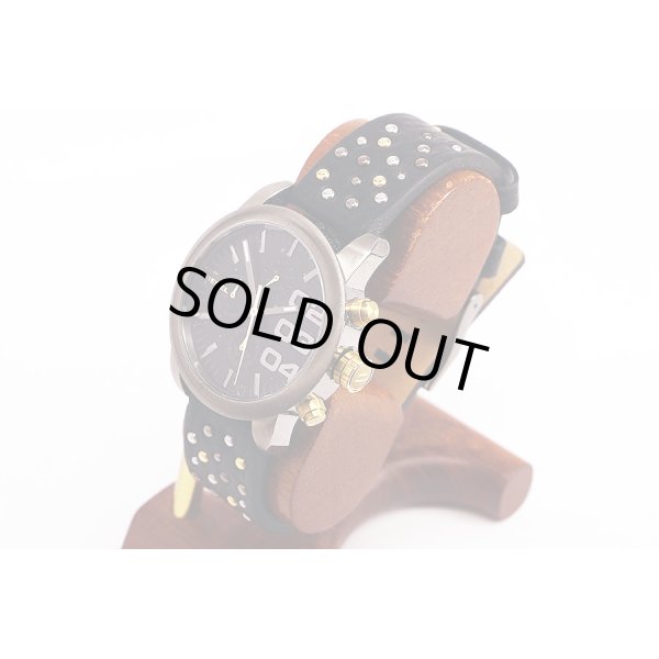 ディーゼル　ＤＺ５４３２　クロノグラフ　黒文字盤　サイド