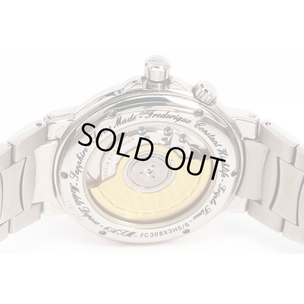 フレデリッックコンスタント　ハイライフＧＭＴ　ＦＣ３０８Ｘ３Ｈ５／６　黒文字盤　裏面拡大