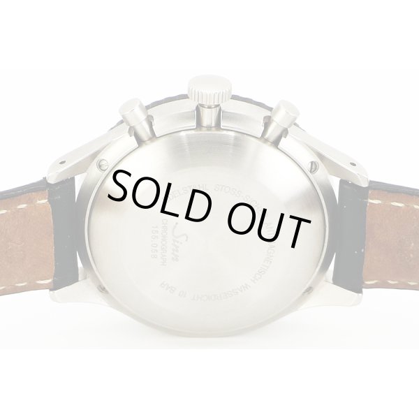 ジン　１５５　レプリカ　２カウンタークロノ　黒文字盤　裏面拡大