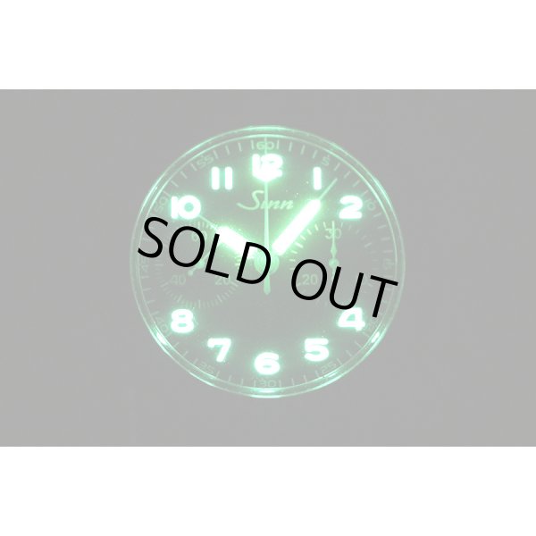 ジン　１５５　レプリカ　２カウンタークロノ　黒文字盤　ライト暗闇