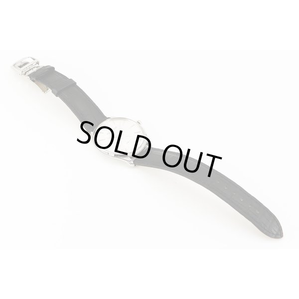 ジャガールクルト　マスターコントロール１０００　１７１．９．９０．Ｓ　銀文字盤　革ベルト状態　表面