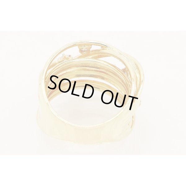 K18 ダイアイリリング 0.50ct 11.40g　内側