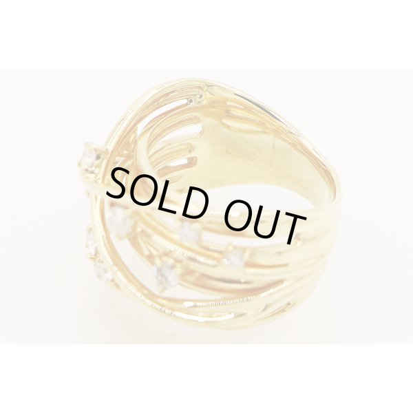 K18 ダイアイリリング 0.50ct 11.40g　刻印(1)