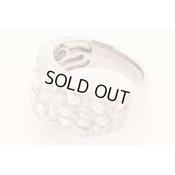 PT900 ダイアイリリング 1.89ct 0.39ct 12.30g　刻印(1)