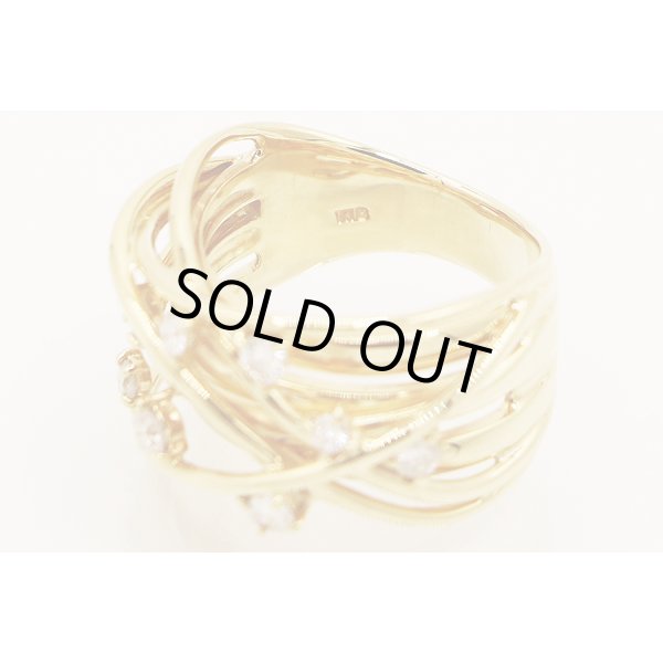 K18 ダイアイリリング 0.50ct 11.40g　刻印(2)