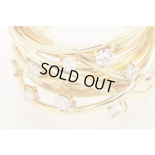 K18 ダイアイリリング 0.50ct 11.40g　拡大