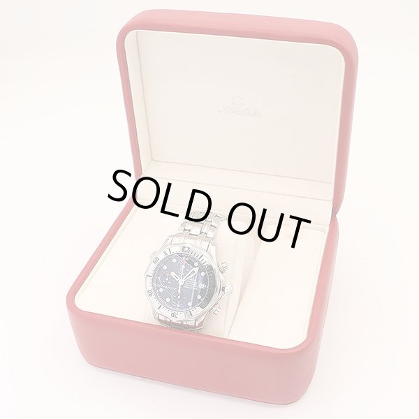 オメガ　シーマスター　クロノグラフ　２５９８．８０　紺文字盤　箱