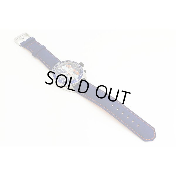 タグホイヤー　フォーミュラー１　ＣＡＺ１０１Ｎ　Ｇｕｌｆ限定　紺文字盤　革ベルト状態　表面