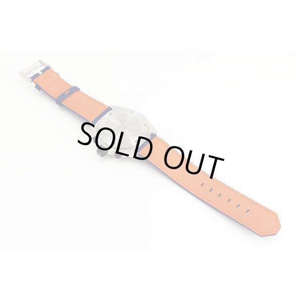 タグホイヤー　フォーミュラー１　ＣＡＺ１０１Ｎ　Ｇｕｌｆ限定　紺文字盤　革ベルト状態　裏面