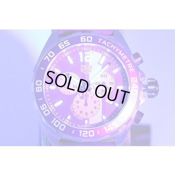 タグホイヤー　フォーミュラー１　ＣＡＺ１０１Ｎ　Ｇｕｌｆ限定　紺文字盤　ライト