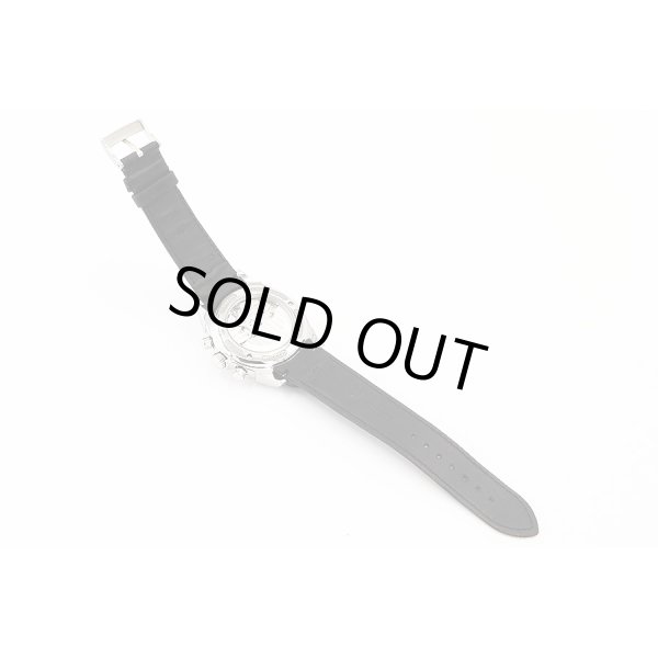 オメガ　デビル　クロノスコープ　４５５０．５０．３１　黒文字盤　ラバーベルト状態　裏面