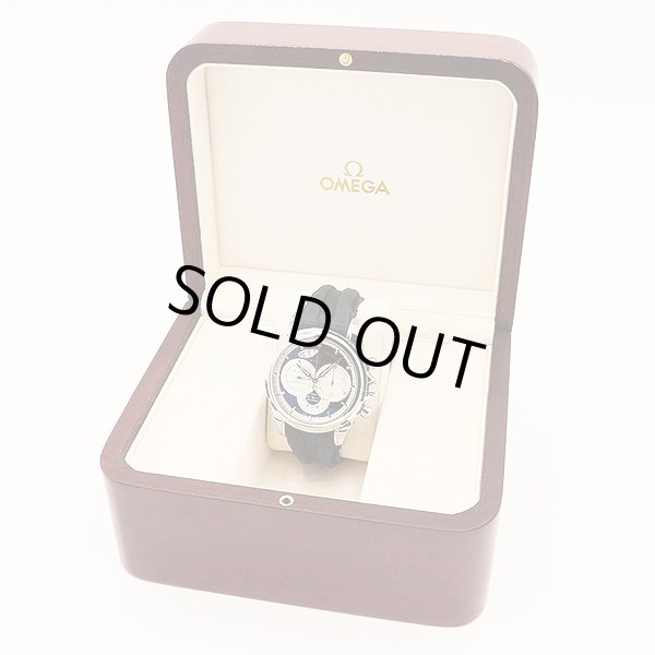 オメガ　デビル　クロノスコープ　４５５０．５０．３１　黒文字盤　箱