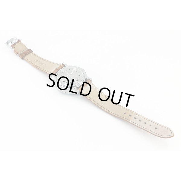 シェルマン　ワールドタイムミニッツリピータークロワゾネ　茶文字盤　革ベルト状態　裏面