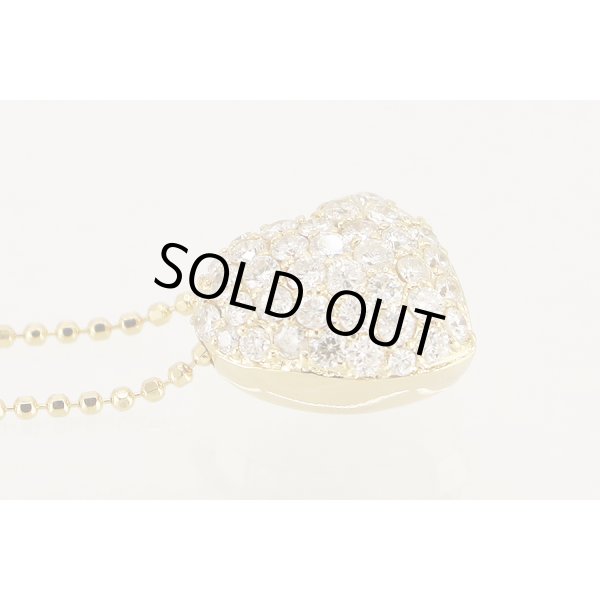 K18 ダイアイリペンダントネックレス 1.00ct 6.00g　拡大