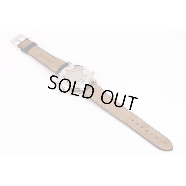 シェルマン　パーペチュアルカレンダーミニッツリピーター　２５周年限定　銀文字盤　革ベルト状態　裏面