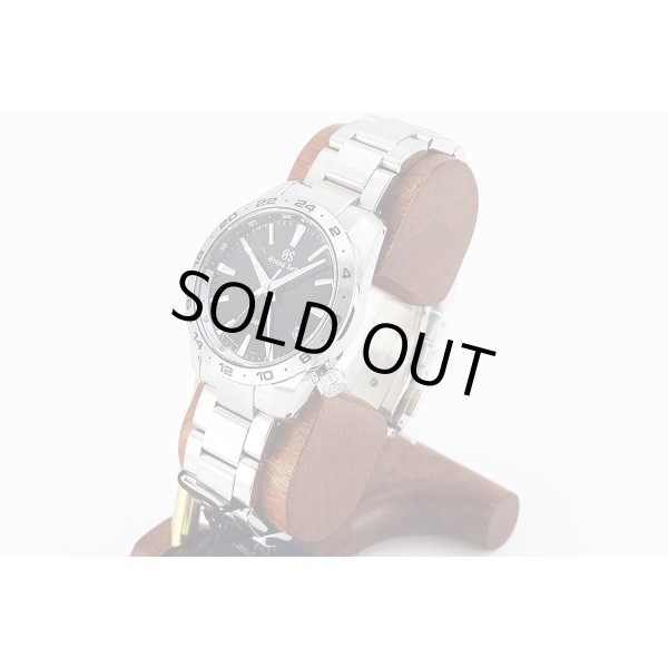 グランドセイコー　ＳＢＧＮ０２７　ＧＭＴ　９Ｆ８６－０ＡＫ０ 黒文字盤　サイド