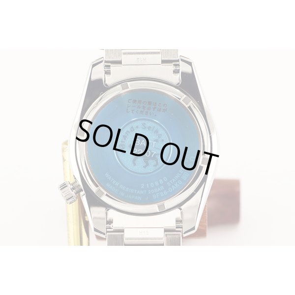 グランドセイコー　ＳＢＧＮ０２７　ＧＭＴ　９Ｆ８６－０ＡＫ０ 黒文字盤　裏面拡大