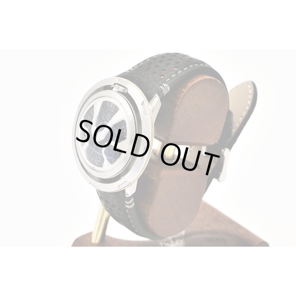 アイシオン　ＡＮ－Ｓ０３　回転ディスク式　黒文字盤　サイド