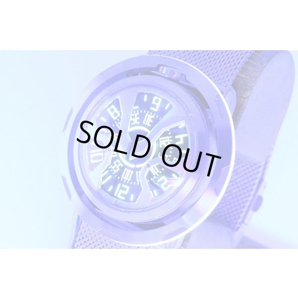 アイシオン　ＡＮ－Ｓ０３　回転ディスク式　黒文字盤　ライト