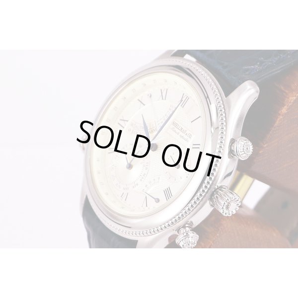 シェルマン　パーペチュアルカレンダーミニッツリピーター　２５周年限定　銀文字盤　サイド拡大