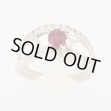 画像: PT900 ルビーダイアイリリング 0.453ct 0.23ct 5.60g