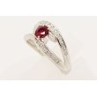 PT900 ルビーダイアイリリング 0.453ct 0.23ct 5.60g　サイド