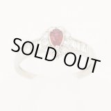画像: PT950 ルビーダイアイリリング 0.27ct 0.51ct 3.40g
