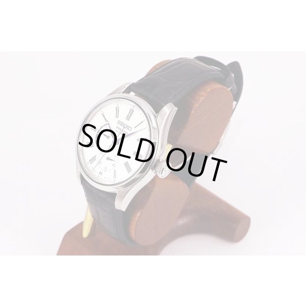 セイコー　プレサージュ ＳＡＲＷ０３５ ６Ｒ７１－００Ａ０ 琺瑯文字盤　パワーリザーブ　サイド