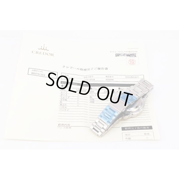 セイコー　クレドール　フェニックスクロノ　ＧＣＢＰ９９７　６Ｓ７８－０Ａ１０ 黒文字盤　修理保証書