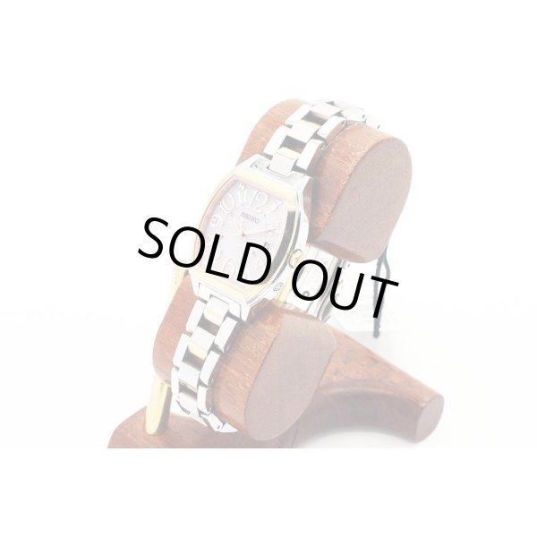 セイコー　ルキア　ＳＳＶＷ０４８　電波ソーラー　ピンク文字盤　サイド