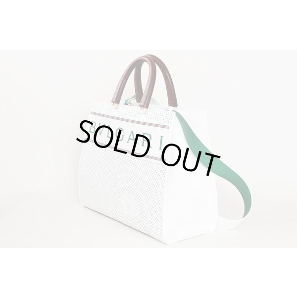 ブルガリ　ブルガリ×カサブランカ アプレテニストート 292331 ホワイト／グリーン　サイド