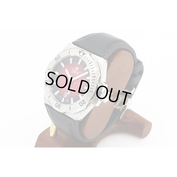 チュチマ　Ｍ２セブン　６１５５－７　赤文字盤　サイド