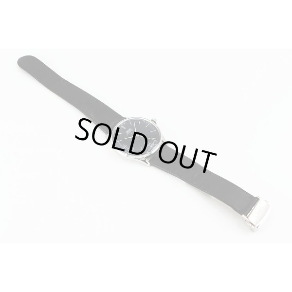 オリス　クラシック　７３３．７６８１　紺文字盤　ジョン・コルトレーン限定　革ベルト状態　表面