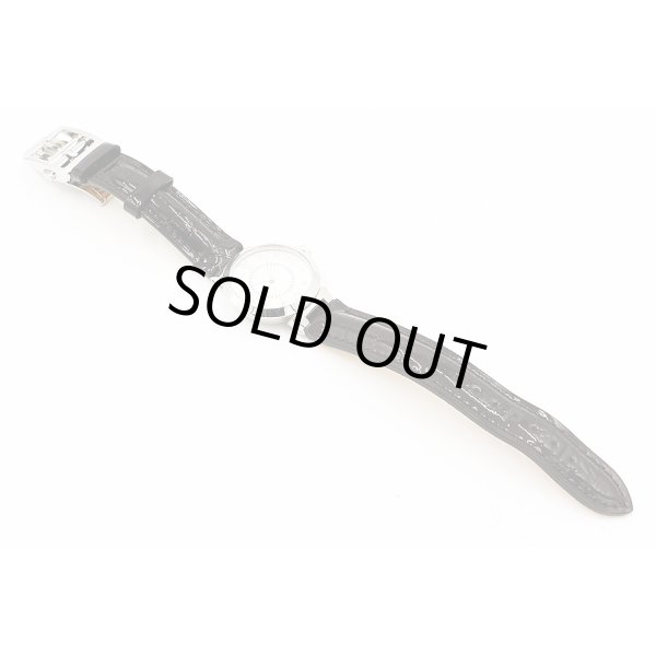 ルイヴィトン　タンブール　Ｑ１２ＭＧ　銀文字盤　８Ｐ　革ベルト状態　表面