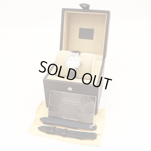ルイヴィトン　タンブール　Ｑ１２ＭＧ　銀文字盤　８Ｐ　箱