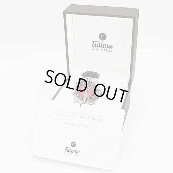 チュチマ　Ｍ２セブン　６１５５－７　赤文字盤　箱・保証書