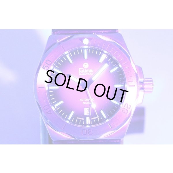 チュチマ　Ｍ２セブン　６１５５－７　赤文字盤　ライト