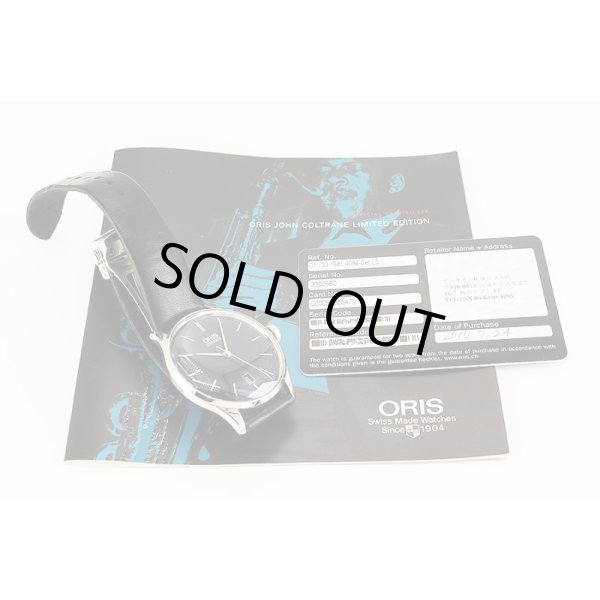 オリス　クラシック　７３３．７６８１　紺文字盤　ジョン・コルトレーン限定　保証書