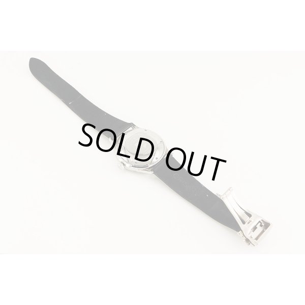 オリス　クラシック　７３３．７６８１　紺文字盤　ジョン・コルトレーン限定　革ベルト状態　裏面