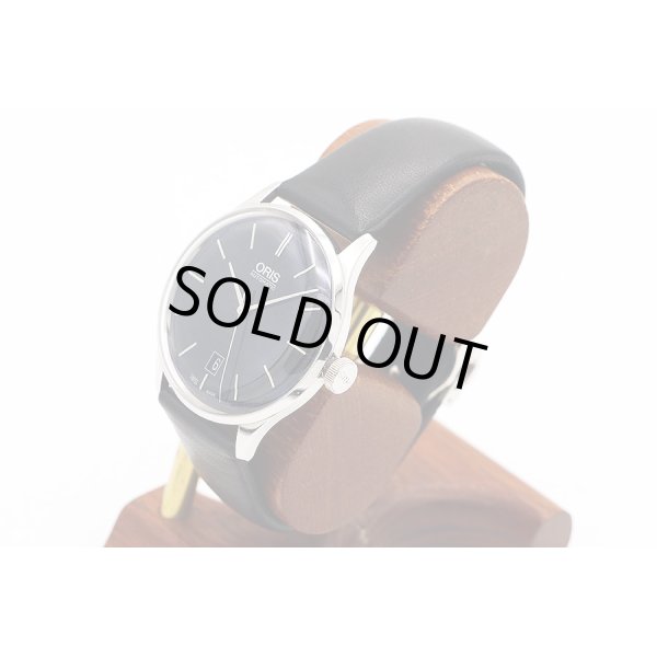 オリス　クラシック　７３３．７６８１　紺文字盤　ジョン・コルトレーン限定　サイド