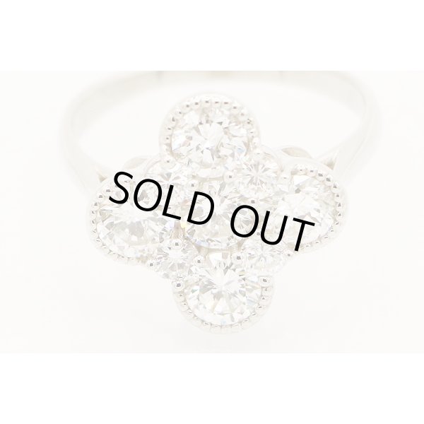 PT900 ダイアイリリング 2.48ct 6.50g　拡大(1)