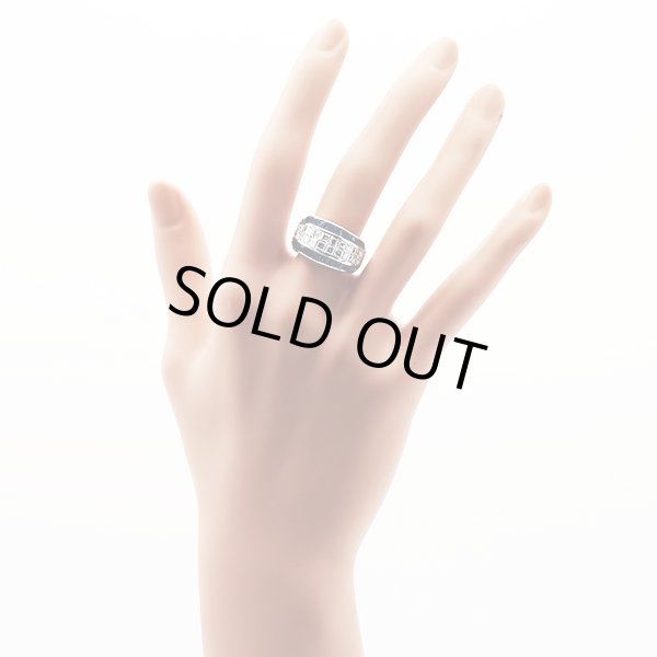 PT900 サファイアダイアイリリング 2.36ct 2.21ct 13.40g　装着イメージ