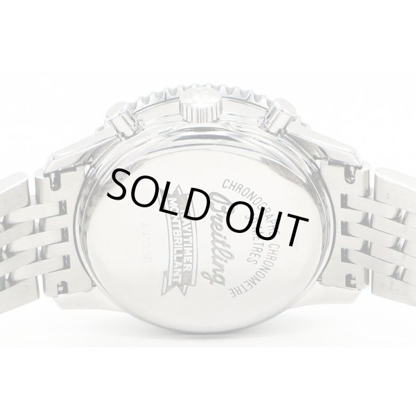 ブライトリング　ナビタイマー　モンブリラン　Ａ４１３３０　銀文字盤　裏面拡大