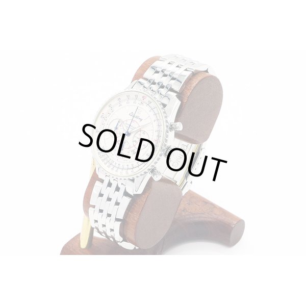 ブライトリング　ナビタイマー　モンブリラン　Ａ４１３３０　銀文字盤　サイド